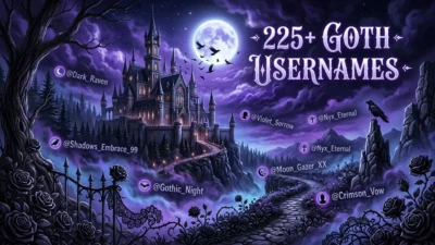 goth usernames