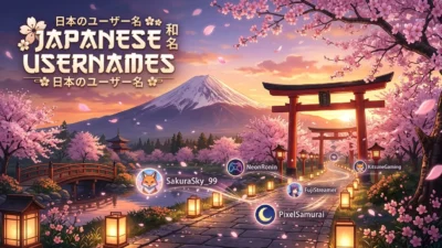 Japanese Usernames