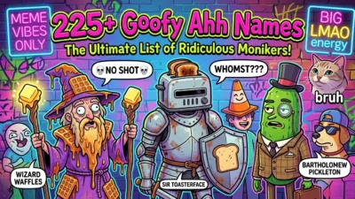 Goofy Ahh Names